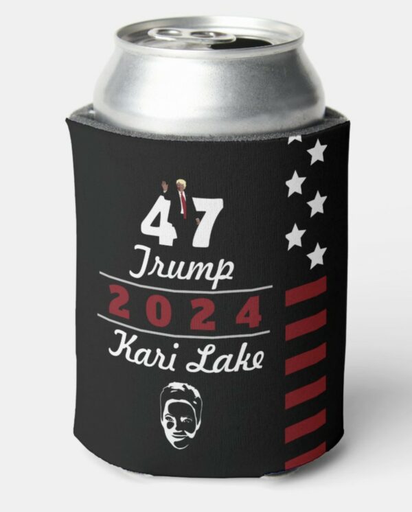 Trump Kari Lake 2024 Can Cooler: Keep Your Drinks Cold and Show Your Support - Image 2