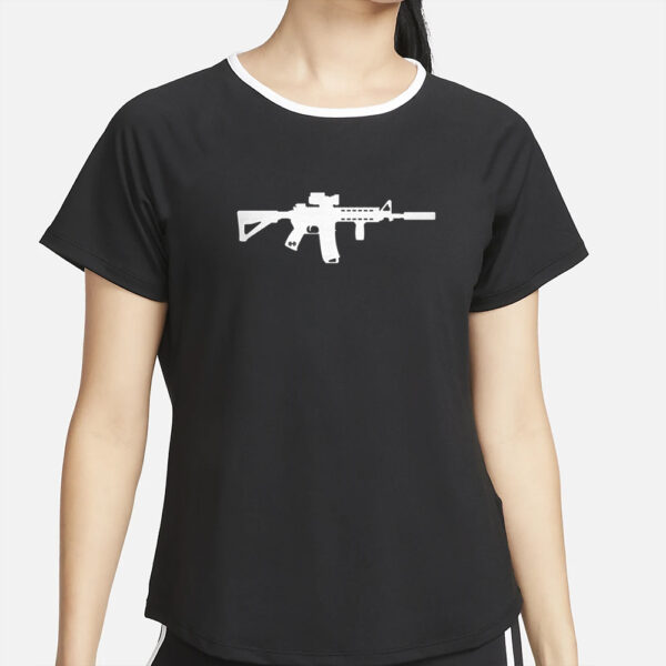 Show Your Support: AR-15 Silhouette T-Shirt - Image 2