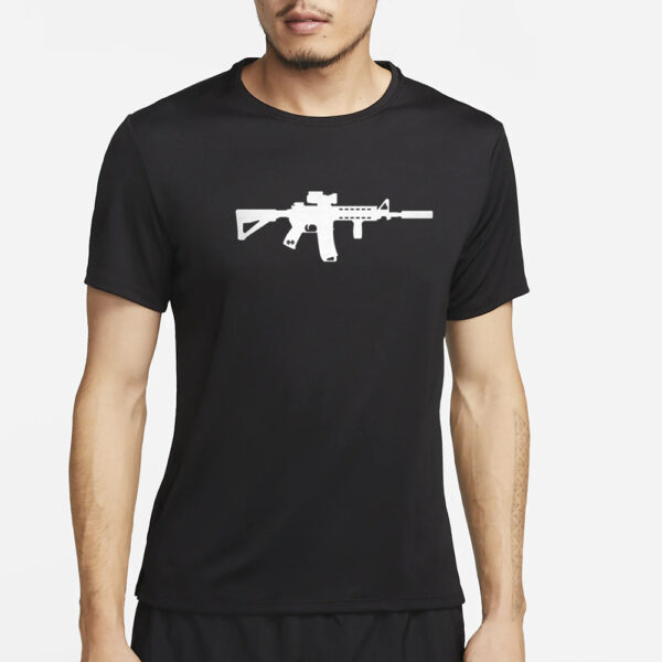 Show Your Support: AR-15 Silhouette T-Shirt