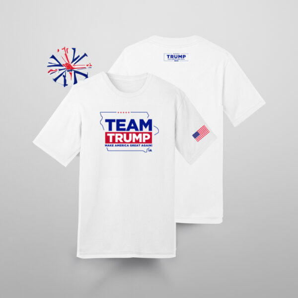 Team Trump Iowa: Make America Great Again T-Shirt by Adam Mockler