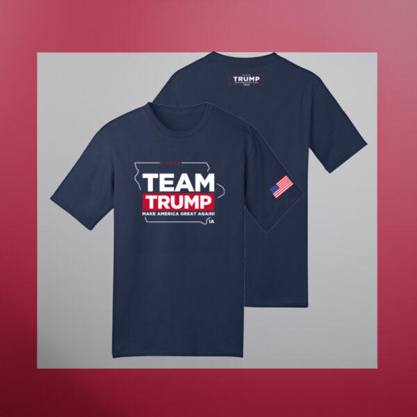 Team Trump Iowa: Make America Great Again T-Shirt by Adam Mockler - Image 3