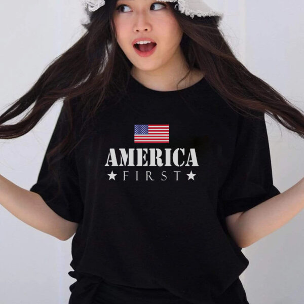 America First: Celebrate Independence Day with Trump 2024 T-Shirt