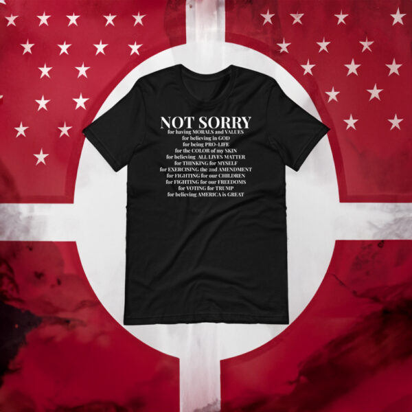 Not Sorry: Express Your American Republican Pride with This Bold Shirt - Image 2