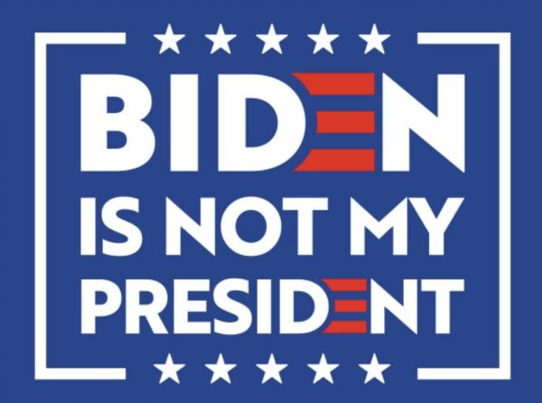 BIDEN is not My President 2024 Yard Sign: Express Your Political Views with Bold Yard Decor - Image 2