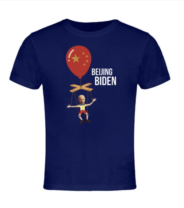 Beijing Biden Navy Cotton T-Shirt: Show Your Patriotism in Style