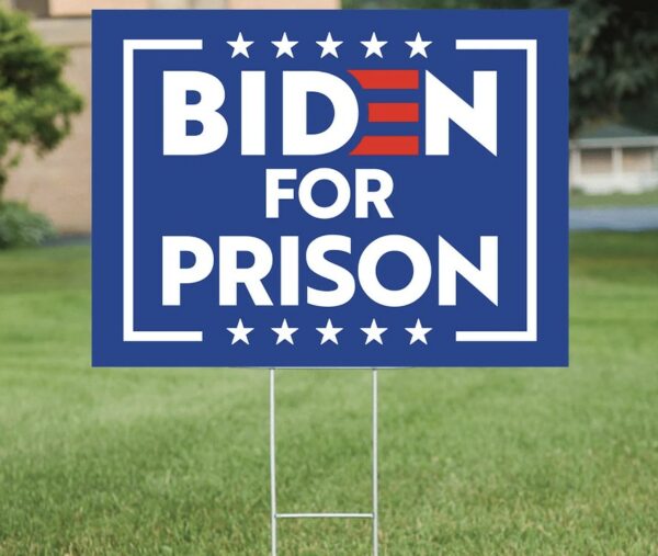 Biden 2024 For Prison Yard Sign: Show Your Support for Criminal Justice Reform