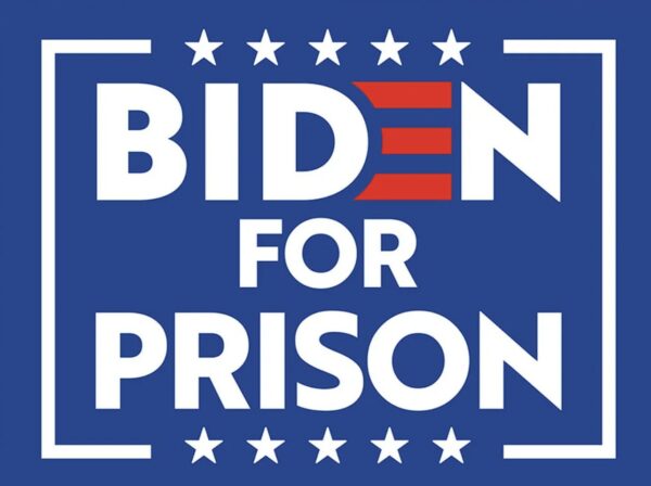 Biden 2024 For Prison Yard Sign: Show Your Support for Criminal Justice Reform - Image 2