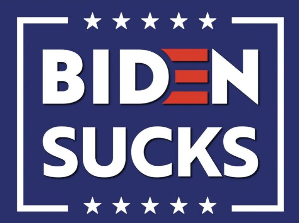 Biden 2024 Sucks Yard Sign: Express Your Political Views Boldly - Image 2