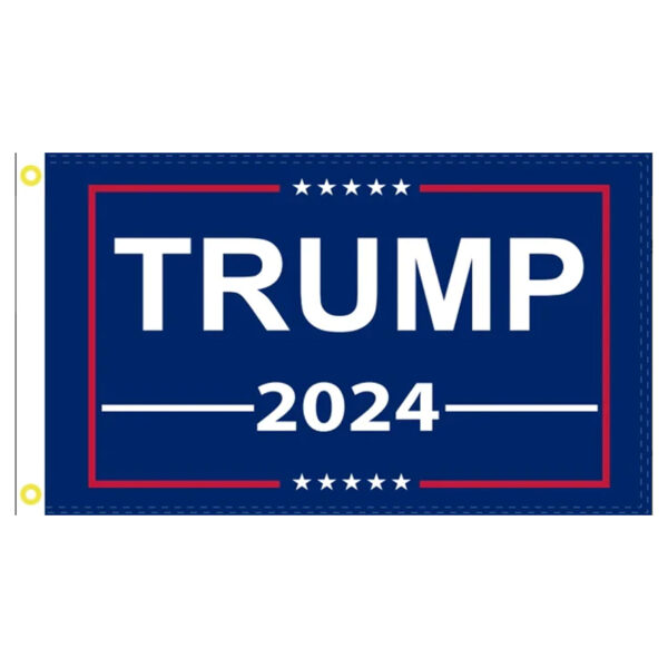 Show Your Support: Blue Trump 2024 Campaign Flag