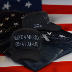 CLAIM MAGA HAT Never Surrender Black MAGA Hat