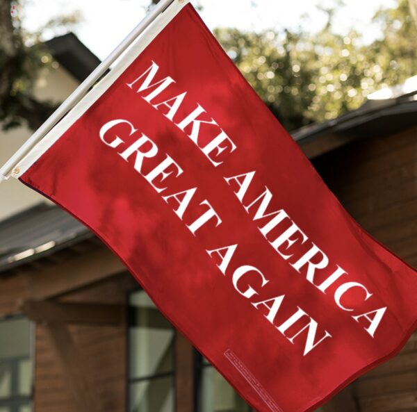 Show Your Patriotism: Claim Your Red MAGA Flag Today!