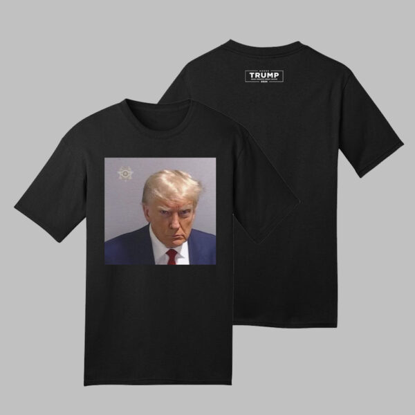 Iconic Donald Trump Fulton County Georgia Mugshot T-Shirt - Image 2