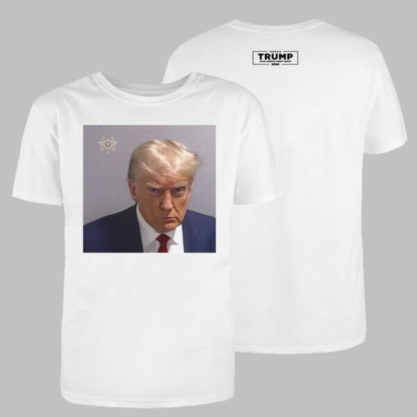 Iconic Donald Trump Fulton County Georgia Mugshot T-Shirt