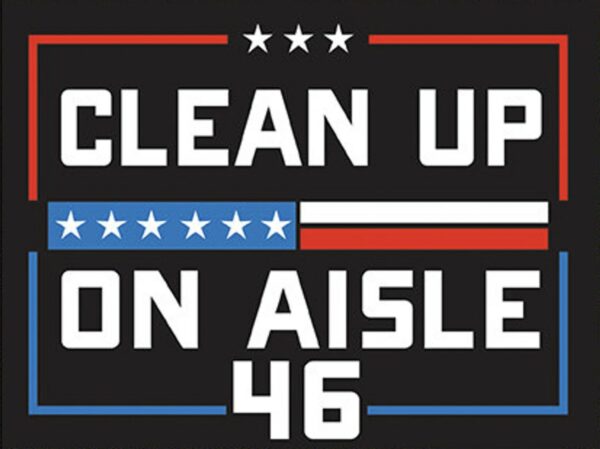 Clean Up on Aisle 46: The Ultimate Yard Sign for a Tidy Lawn