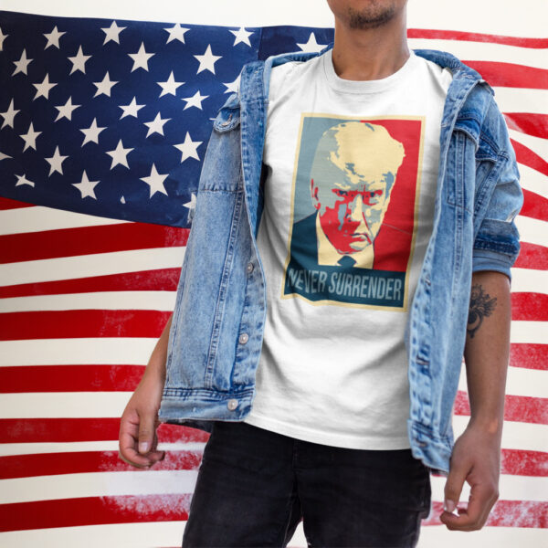 Comfort Colors® Trump Never Surrender: Unwavering Patriotism in a Classic Tee