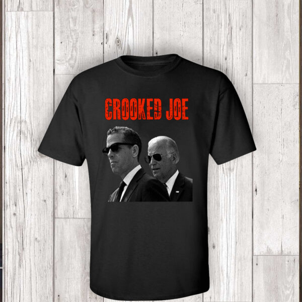 Crooked Joe: Premium Black Cotton T-Shirt for the Bold and Edgy