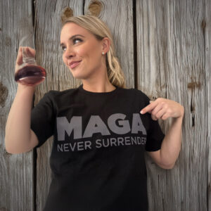 Dark MAGA Never Surrender Shirt