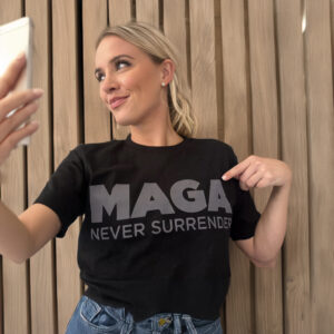 Dark MAGA Never Surrender Shirts