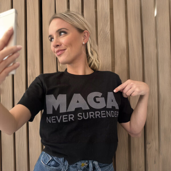 Dark MAGA Never Surrender Shirts