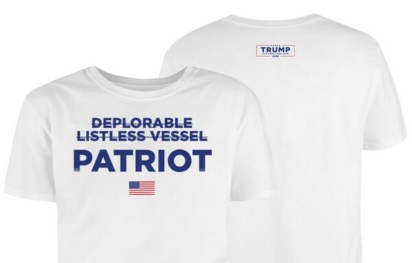 Deplorable Listless Vessel Patriot T-Shirt: Show Your Patriotism with Style - Image 2