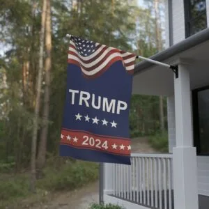 Donald Trump 2024 Garden Flag: Take America Back - Weatherproof Outdoor Banner