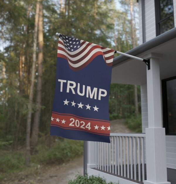 Donald Trump 2024 Garden Flag: Take America Back - Weatherproof Outdoor Banner