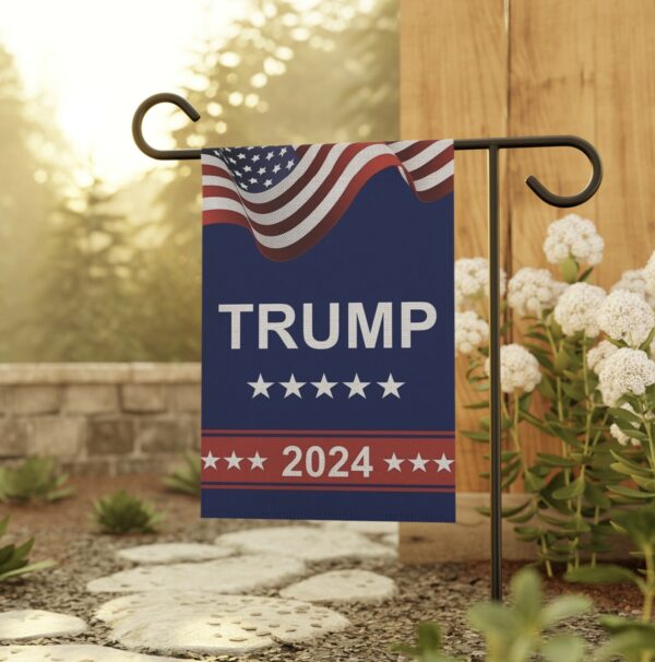 Donald Trump 2024 Garden Flag: Take America Back - Weatherproof Outdoor Banner - Image 2