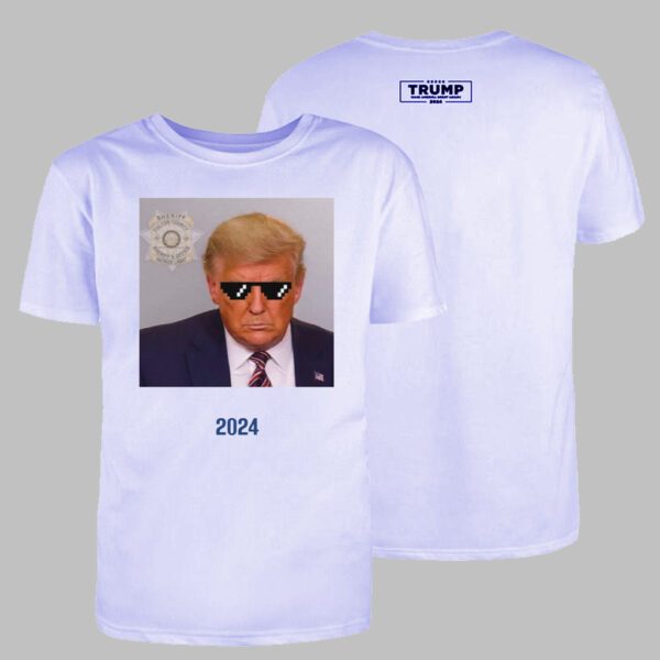 Donald Trump 2024 Mugshot Tee with Sunglasses Georgia T-shirt: Political News DJT - Image 4