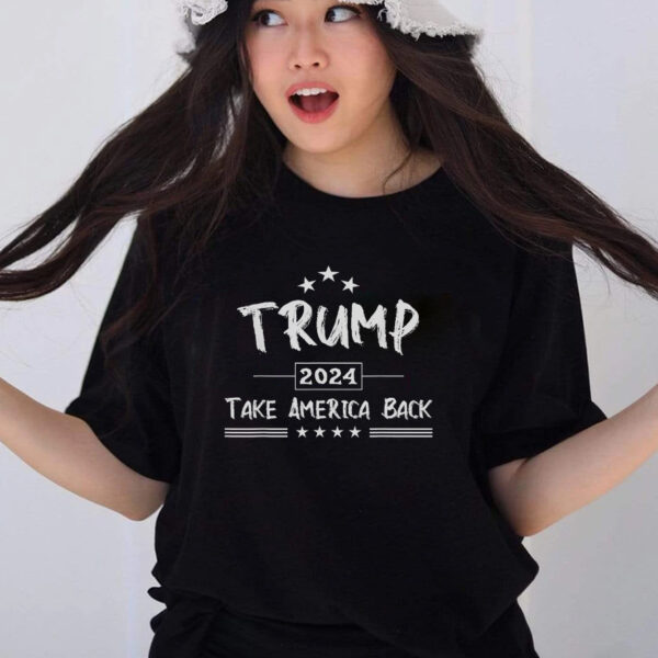 Reclaim America with Trump 2024: The Return of a Leader T-Shirt - Image 2