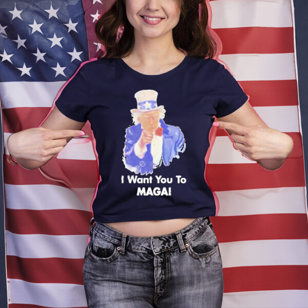 Show Your Support: Donald Trump I Want You to MAGA 2024 T-Shirt