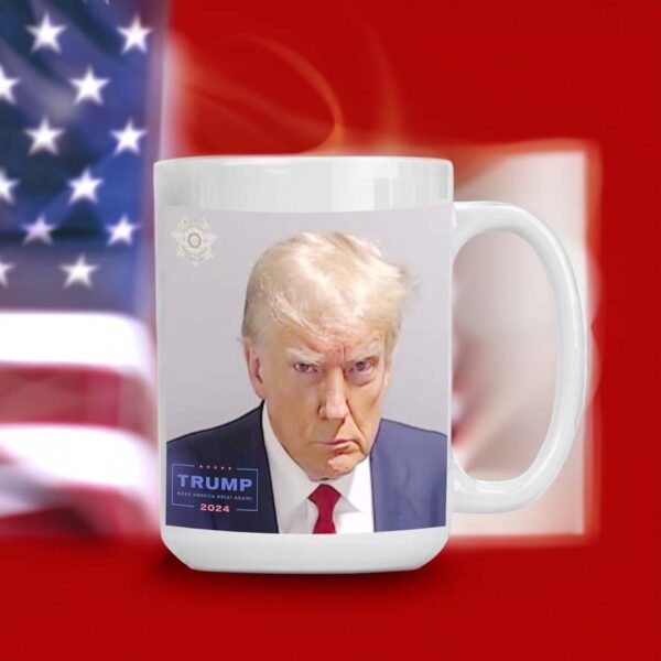 Limited Edition Donald Trump Mug Shot Mug: Show Your Support for TRUMP 2024