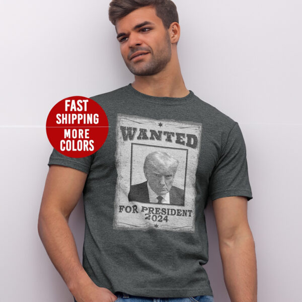 Donald Trump Mugshot 2024 Presidential Campaign T-Shirt