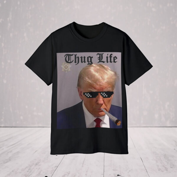 Donald Trump Mugshot Thug Life F.J.B. T-Shirt: Show Your Support for the Former President - Image 2