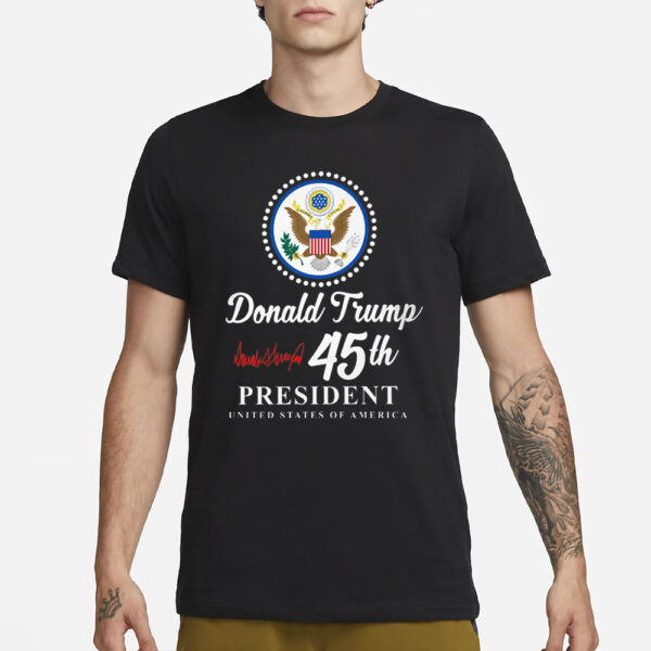 Show Your Support: Donald Trump Presidential Signature T-Shirt