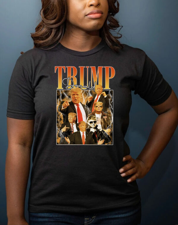 Nostalgic Throwback: Own a Piece of History with the Donald Trump Retro 90s Vintage Shirt - Image 2