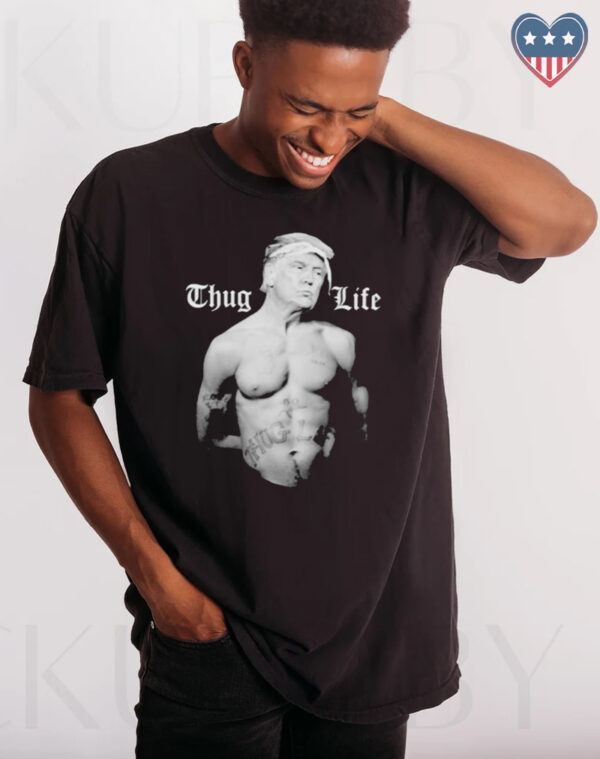 Donald Trump Thug Life 45 Life: The Ultimate Patriotic Cotton Shirt