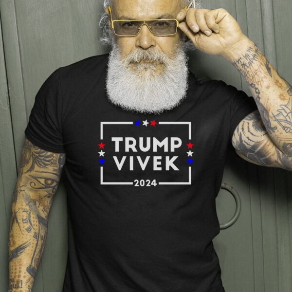 Show Your Support: Donald Trump Vivek Ramaswamy 2024 T-Shirt - Image 2