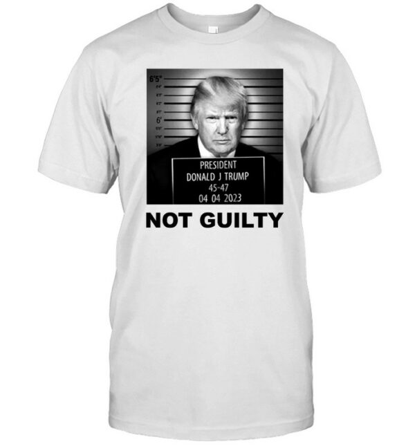 Donald Trump Fake Mugshot: The Ultimate Political Statement T-Shirt - Image 2