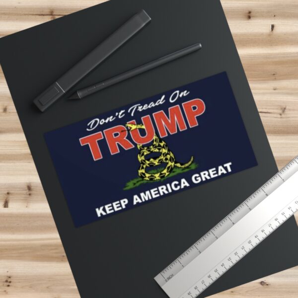 Don't Tread on Trump: Keep America Great with Our Patriotic Sticker