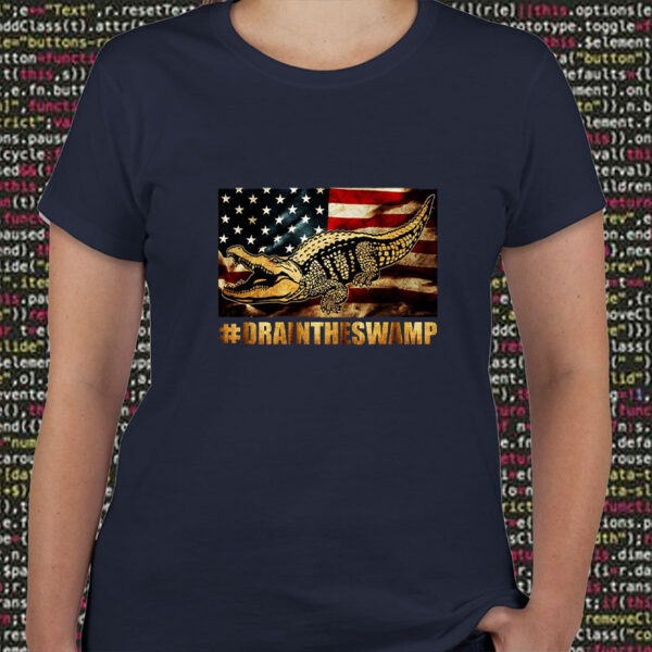 Drain the Swamp: Donald Trump Presidential T-Shirt - Image 2