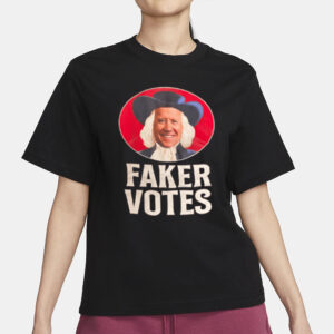 Faker Votes Quaker Biden T Shirt1