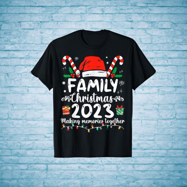 Matching Family Christmas 2023: Santa, Elf, and Squad T-Shirts