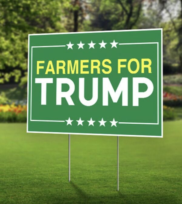 Show Your Support: Farmers for Trump 2024 Lawn Yard Sign - Image 2