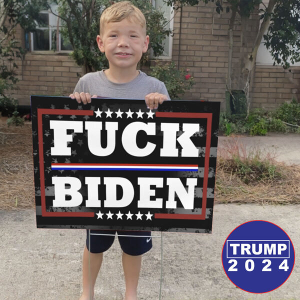 Show Your Patriotism: Fuck Joe Biden 2024 Yard Sign - Image 2