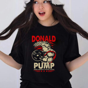 Funny Donald Pump Make America Swole Again Trump 2024 Return T Shirts