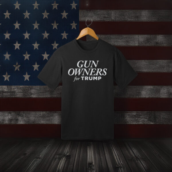 Show Your Support: Gun Owners for Trump T-Shirt - Image 2