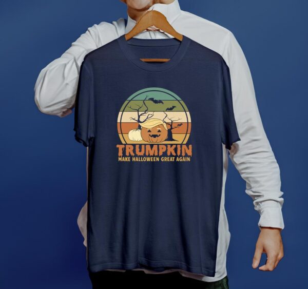 Spooktacular Halloween: Trumpkin Pumpkin T-Shirt