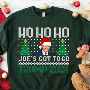 Ho ho ho Joes Got To Go Trump 2024 Christmas Sweatshirt