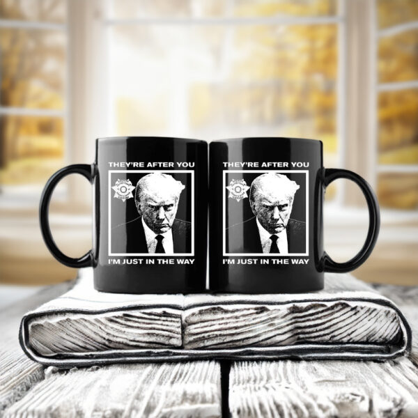 Howie Carr Mug: Trump Mugshot "They're After You, I'm Just in the Way