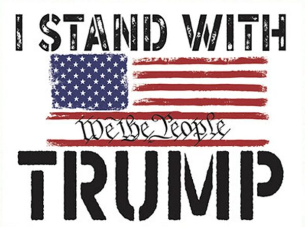 Show Your Support: I Stand with Trump 2024 Yard Sign